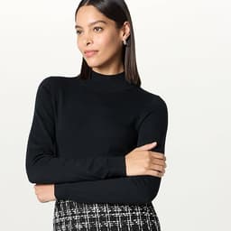 Long Sleeve Mock Neck Sweater