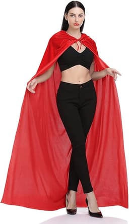 Velvet Cape Unisex Cloak Halloween Costume