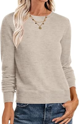 Women Long Sleeve Basic Knit Top