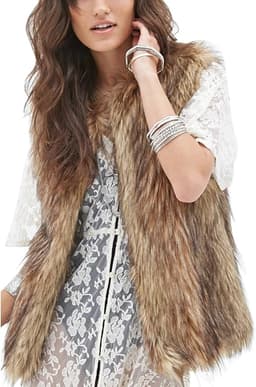 Short Faux Fur Vests