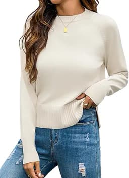 Tan Cropped Sweater