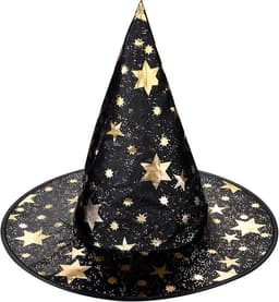 Halloween Gold Tone Witch Hat