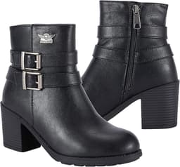 Buckled Ankle-boots (Low Heeled)