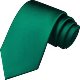 Green Satin Tie