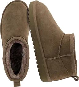 Tan Suede Ankle Boots