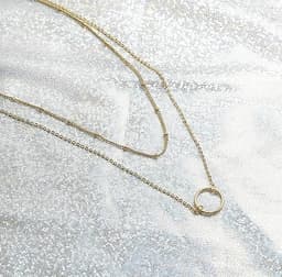 MEVECCO Layered Heart Necklace Pendant Handmade 18k Gold Plated Dainty Gold Choker Arrow Bar Layering Long Necklace for Women